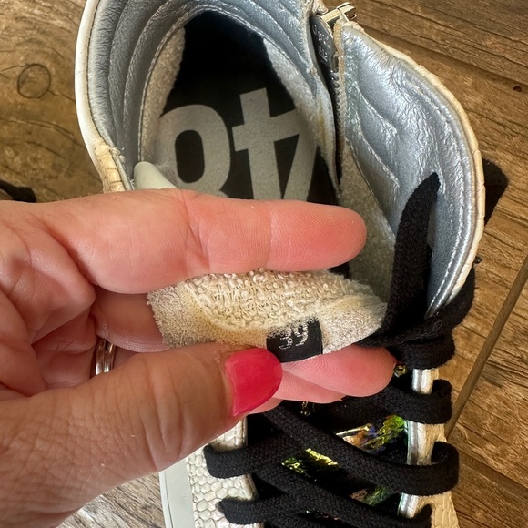 P448 Skate Nautilus Sneaker high top zip size women’s 39/8 - Picture 8 of 9